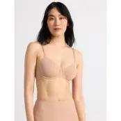 Lindex Unpadded Wire Bra - Beige - 70 D