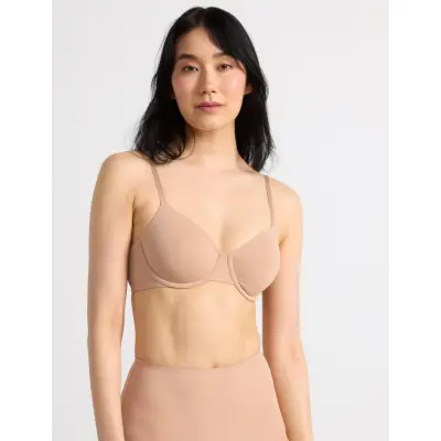 Lindex Unpadded Wire Bra - Beige - 70 D