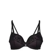 Lous_Padded_Heartshape Lingerie Bras & Tops Push Up Bras Svart Marie Jo