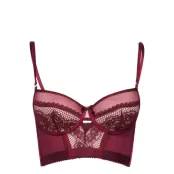 Malika Pd Ll Lingerie Bras & Tops Balc Tte Bras Röd Hunkemöller