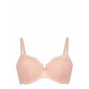 Marine Pd Lingerie Bras & Tops Push Up Bras Rosa Hunkemöller