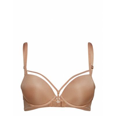 Md Space Odyssey Push-Up Bra Camel *Villkorat Erbjudande Lingerie Bras & Tops Push Up Bras Rosa Marlies Dekkers
