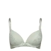Meghan Pp Lingerie Bras & Tops Push Up Bras Grön Hunkemöller