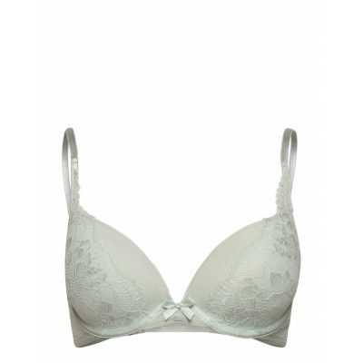 Meghan Pp Lingerie Bras & Tops Push Up Bras Grön Hunkemöller