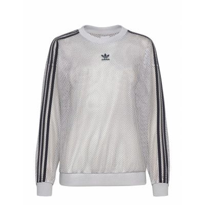 Mesh Crew Sweat-shirt Tröja Grå Adidas Originals