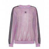 Mesh Crew Sweat-shirt Tröja Lila Adidas Originals