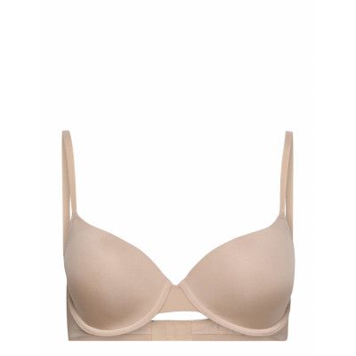 Michelle Light Padded Demi Lingerie Bras & Tops Push Up Bras Beige Dorina