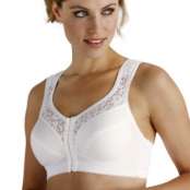 Miss Mary Cotton Lace Soft Bra Front Closure