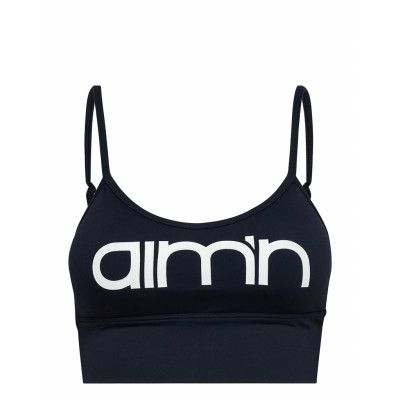 Coral Logo Strap Bra Lingerie Bras & Tops Sports Bras - ALL Blå AIM'N