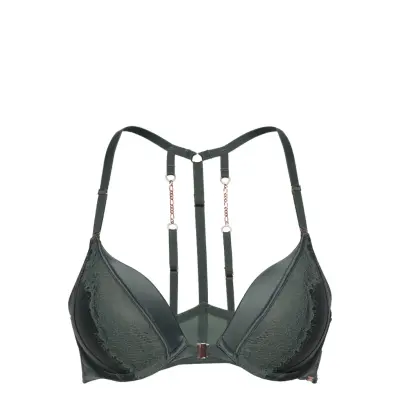 Nicole Pp Push Lingerie Bras & Tops Push Up Bras Green Hunkemöller