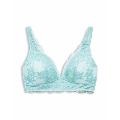 Non-Wired Push-Up Bra Made Of Lace Lingerie Bras & Tops Wired Bras Green Esprit Bodywear Women