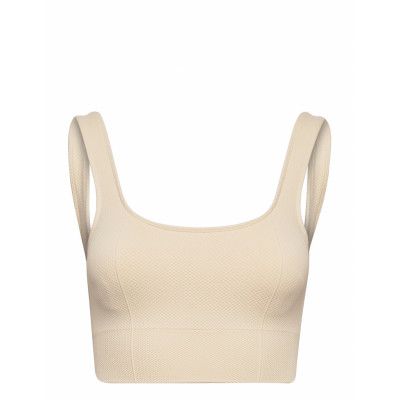 Black Luxe Seamless Bra Lingerie Bras & Tops Sports Bras - ALL Beige AIM'N