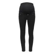 Only Maternity Olmpower Push Up Skinny Dnm Pimbox Noos - Black - XL x 32