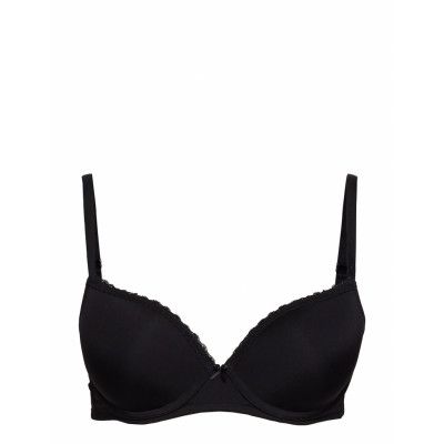 Padded Underwire Bra Lingerie Bras & Tops Push Up Bras Svart Schiesser