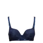 Padded_Bra_Heartshape *Villkorat Erbjudande Lingerie Bras & Tops Push Up Bras Blå Marie Jo