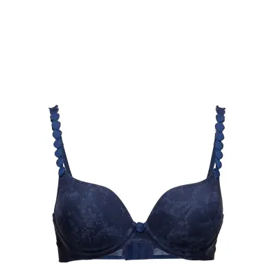Padded_Bra_Heartshape *Villkorat Erbjudande Lingerie Bras & Tops Push Up Bras Blå Marie Jo