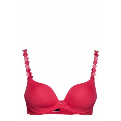 Padded_Bra_Heartshape *Villkorat Erbjudande Lingerie Bras & Tops Push Up Bras Röd Marie Jo