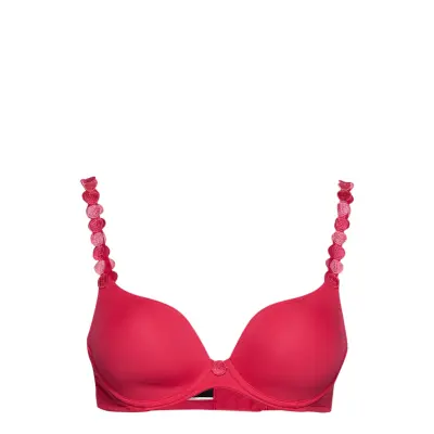 Padded_Bra_Heartshape *Villkorat Erbjudande Lingerie Bras & Tops Push Up Bras Röd Marie Jo