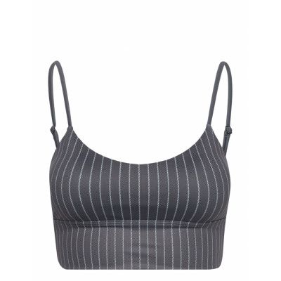 Pinstripe V-Strap Bra Sport Bras & Tops Sports Bras - All Multi/patterned AIM'N
