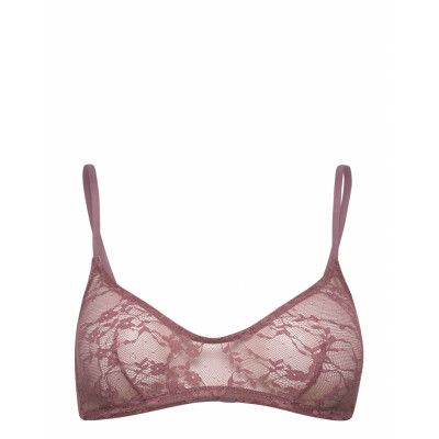 Plant Dyed Dentelle - Brassiere Lingerie Bras & Tops Soft Bras Tank Top Bras Rosa Etam