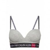 Plunge Push Up BH Grå Calvin Klein