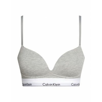 Plunge Push Up Lingerie Bras & Tops Push Up Bras Grå Calvin Klein