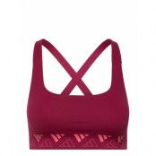 Powerimpact Training Medium Support Logo Bra Sport Bras & Tops Sports Bras - All Red Adidas Performance