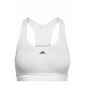 Powerreact Training Medium-Support Bra W Lingerie Bras & Tops Sports Bras - ALL Vit Adidas Performance