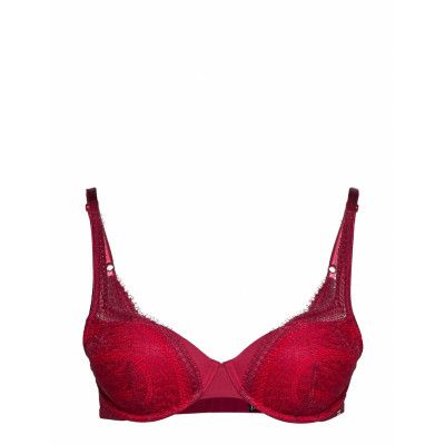 Push Up Balc Tte Lingerie Bras & Tops Padded Bras Röd Calvin Klein