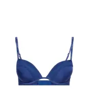 Push Up Plunge Lingerie Bras & Tops Push Up Bras Blå Calvin Klein