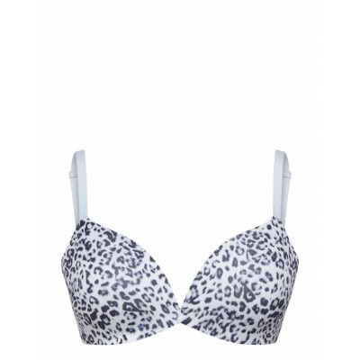Push Up Plunge Lingerie Bras & Tops Push Up Bras Multi/mönstrad Calvin Klein