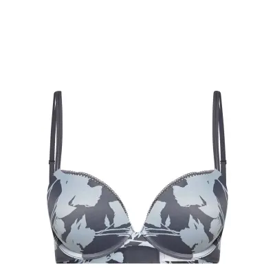Push Up Plunge Lingerie Bras & Tops Push Up Bras Multi/mönstrad Calvin Klein