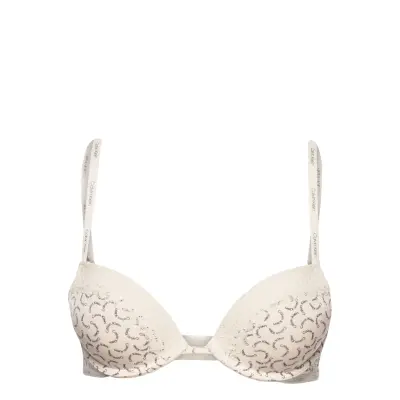 Push Up Plunge Lingerie Bras & Tops Push Up Bras Multi/mönstrad Calvin Klein