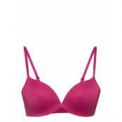 Push Up Plunge Lingerie Bras & Tops Push Up Bras Rosa Calvin Klein