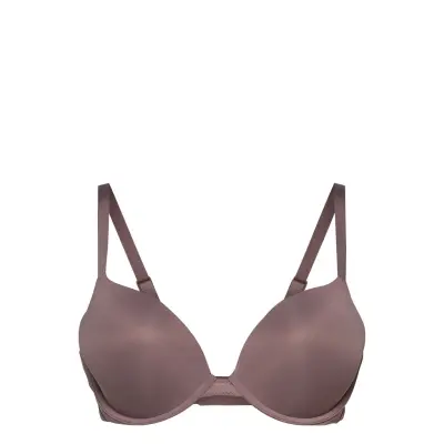 Push Up Plunge Lingerie Bras & Tops Push Up Bras Purple Calvin Klein