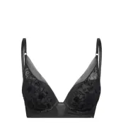 Push Up Plunge Lingerie Bras & Tops Plunge Bras Svart Calvin Klein