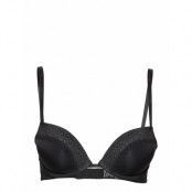 Push Up Plunge Lingerie Bras & Tops Push Up Bras Svart Calvin Klein