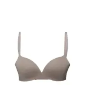 Push Up Plunge Lingerie Bras & Tops Push Up Bras Beige Calvin Klein