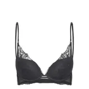 Calvin Klein Push Up Plunge Svart
