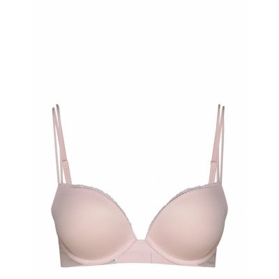 Push Up Plunge Lingerie Bras & Tops Push Up Bras Rosa Calvin Klein