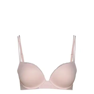 Push Up Plunge Lingerie Bras & Tops Push Up Bras Rosa Calvin Klein