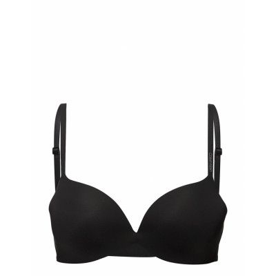 Push Up Plunge Lingerie Bras & Tops Push Up Bras Svart Calvin Klein