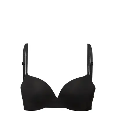 Push Up Plunge Lingerie Bras & Tops Push Up Bras Svart Calvin Klein
