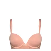 Push Up Plunge Lingerie Bras & Tops Push Up Bras Beige Calvin Klein
