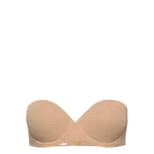 Calvin Klein Push Up Strapless Beige
