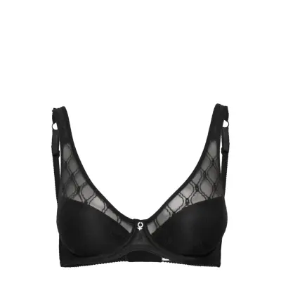 Rita H,Wire Bra White *Villkorat Erbjudande Lingerie Bras & Tops Push Up Bras Svart Abecita