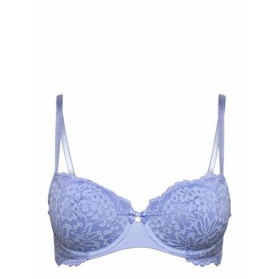 Rose Pd Lingerie Bras & Tops Push Up Bras Blå Hunkemöller