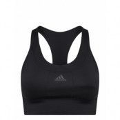 Running Medium-Support Pocket Bra Lingerie Bras & Tops Sports Bras - ALL Svart Adidas Performance