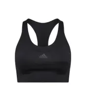 Running Medium-Support Pocket Bra Lingerie Bras & Tops Sports Bras - ALL Svart Adidas Performance