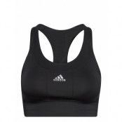 Running Medium-Support Pocket Bra W Lingerie Bras & Tops Sports Bras - ALL Svart *Villkorat Erbjudande Adidas Performance